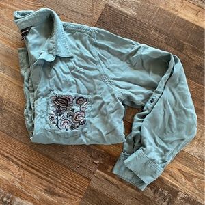 Rock & Republic Button Up Patterned Pocket Shirt